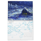 Entfernte Land-Kunst-Kalender Kalender (Jan 2026)