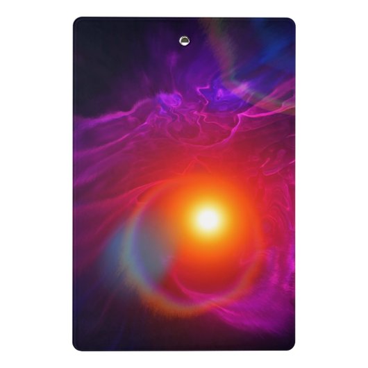 Entfernte Sonnenwinde Mini Klemmbrett (Rückseite)