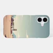 Entfernte Tankstelle iPhone 16 Hülle (Rückseite (Horizontal))