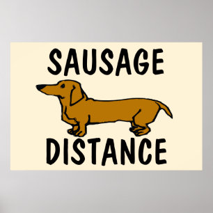 Entfernung der Wurst, DachshundPoster Poster
