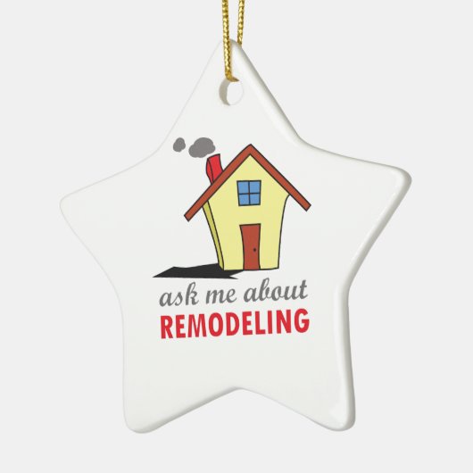 ENTFERNUNG DES HAUS KERAMIK ORNAMENT (Links)