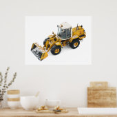 Entfernung des Schnees Poster (Küche)