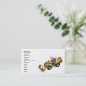 Entfernung des Schnees Visitenkarte (Stehend Vorderseite)