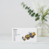 Entfernung des Schnees Visitenkarte (Stehend Vorderseite)