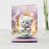 Entfernung in einem Teacup — Anmerkung Karte (Vorderseite)