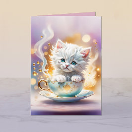 Entfernung in einem Teacup — Anmerkung Karte