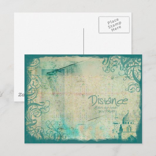 Entfernung Postkarte (Vorne/Hinten)