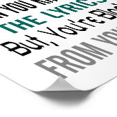 Entfernung (Standard-Bildrahmengröße) Poster (Ecke)