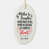 Entfernung von personalisierter Mutter und Tochter Keramik Ornament (Rechts)