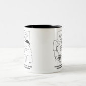 Entfernung von Tattoos zum Thema Schönheitssalon Zweifarbige Tasse (Mittel)