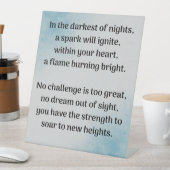 Entfesseln des Inner-Gewinns Sockelschild (In Situ)