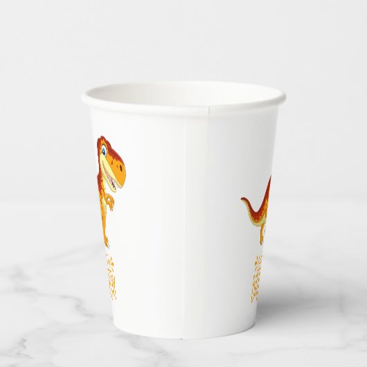 Entfesseln Sie das Dino-Gold des Fun Kids Pappbecher (Rechts)