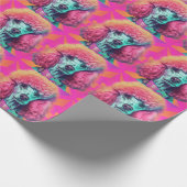 Entfesseln Sie das Poodle Wrapping Paper. Geschenkpapier (Ecke)