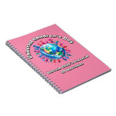 Entfesseln Sie das Potenzial des Kindes. Weltkinde Notizblock (Rechte Seite)