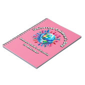 Entfesseln Sie das Potenzial des Kindes. Weltkinde Notizblock (Linke Seite)