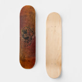 Entfesseln Sie das Roar: Vintages Tiger-Skateboard Skateboard (Vorderseite)