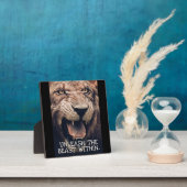 Entfesseln Sie das Tier im Inneren - Löwe Motivier Fotoplatte (InSitu)