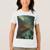 "Entfesseln Sie das Untote: Die Gefahr des T - Shi Tri-Blend Shirt (Vorderseite)