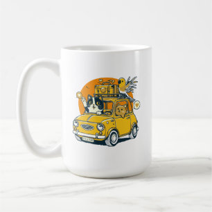 Entfesseln Sie den Grill einer Straßenreise mit Ca Kaffeetasse