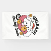 Entfesseln Sie den Holiday Cheer - Niedliche Hunde Banner (Horizontal)