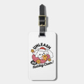 Entfesseln Sie den Holiday Cheer - Niedliche Hunde Gepäckanhänger (Vorderseite vertikal)