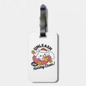 Entfesseln Sie den Holiday Cheer - Niedliche Hunde Gepäckanhänger (Rückseite vertikal)