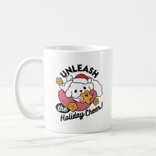 Entfesseln Sie den Holiday Cheer - Niedliche Hunde Kaffeetasse