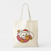 Entfesseln Sie den Holiday Cheer - Niedliche Hunde Tragetasche (Rückseite)