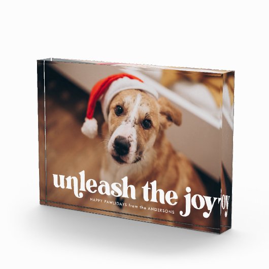 Entfesseln Sie den Joy Dog Fotoblock (Rechts)