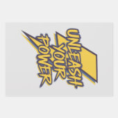 Entfesseln Sie den Motivierend Blitzschlag Ihres P Geschenkpapier Set (Vorderseite)