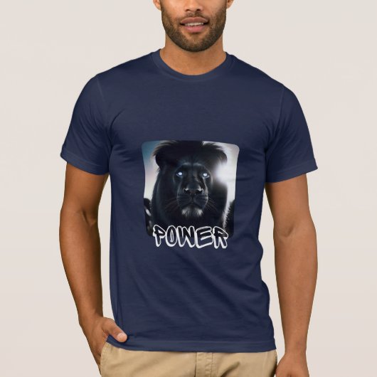 Entfesseln Sie den Power Löwenkraft T-Shirt (Vorderseite)