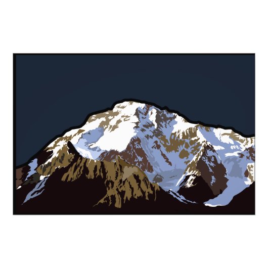 Entfesseln Sie den Splendor der großen Spitze: Ill Fotodruck (Vorne)