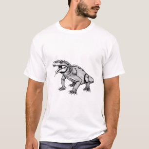 Entfesseln Sie die Bestie: Das alte Komodo-Drachen T-Shirt