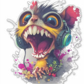 Entfesseln Sie die Bestie: Wilde Ride Edition Aufkleber (Vorderseite)