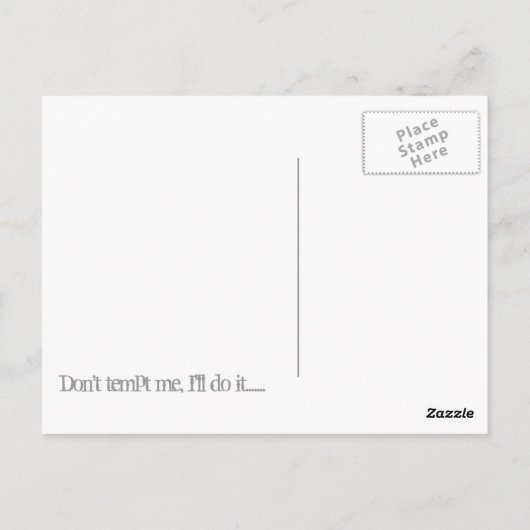 Entfesseln Sie die fliegenden Affen Postkarte (Rückseite)