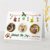 Entfesseln Sie die Freude an Weihnachten Karte (Gelbe Blume)