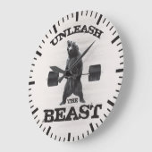 Entfesseln Sie die Motivation des Bestienspiels Große Wanduhr (Winkel)