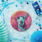 Entfesseln Sie die Poodle Party Paper Teller 7" (Party)