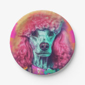 Entfesseln Sie die Poodle Party Paper Teller 7" (Vorderseite)