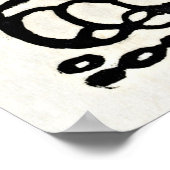 Entfesseln Sie die Wildnis: Franz Marcs Tiger Poster (Ecke)