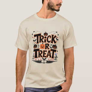 Entfesseln Sie Halloween Spaß mit Trick oder Treat T-Shirt