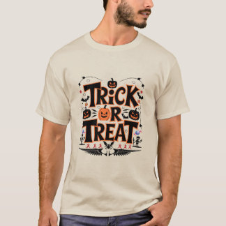 Entfesseln Sie Halloween Spaß mit Trick oder Treat T-Shirt