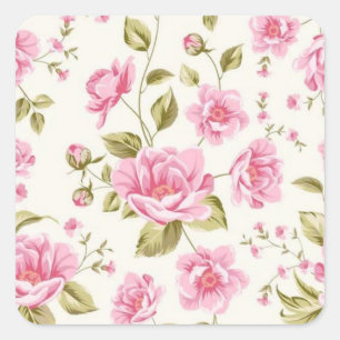 Entfesseln Sie Ihr inneres Florist mit Aufklebern Quadratischer Aufkleber