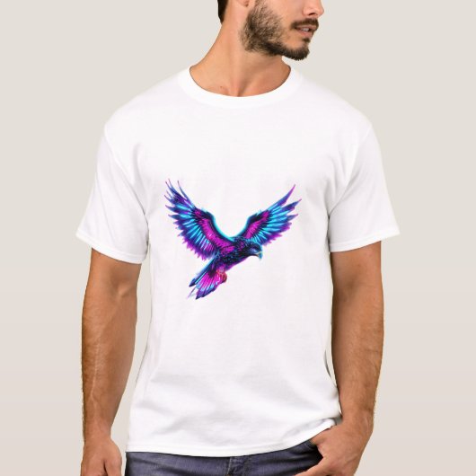 Entfesseln Sie Ihr Power Electric Cyber Falcon T-S T-Shirt (Vorderseite)