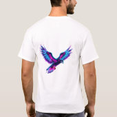 Entfesseln Sie Ihr Power Electric Cyber Falcon T-S T-Shirt (Rückseite)