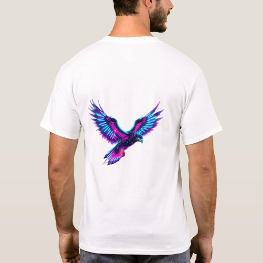 Entfesseln Sie Ihr Power Electric Cyber Falcon T-S T-Shirt (Rückseite)