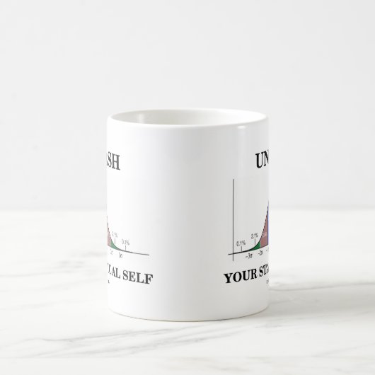 Entfesseln Sie Ihr statistisches Selbst (Glockenku Kaffeetasse (Mittel)