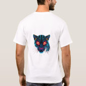 Entfesseln Sie Ihr Wild Side Neon Tech Leopard T-S T-Shirt (Rückseite)