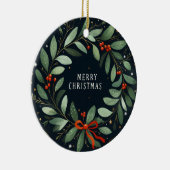 Entfesseln Sie Ihre Candy Cane Energie Weihnachtss Keramik Ornament (Rechts)