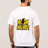Entfesseln Sie Ihre Energie: Retro-Blitzlicht-T-Sh T-Shirt (Rückseite)
